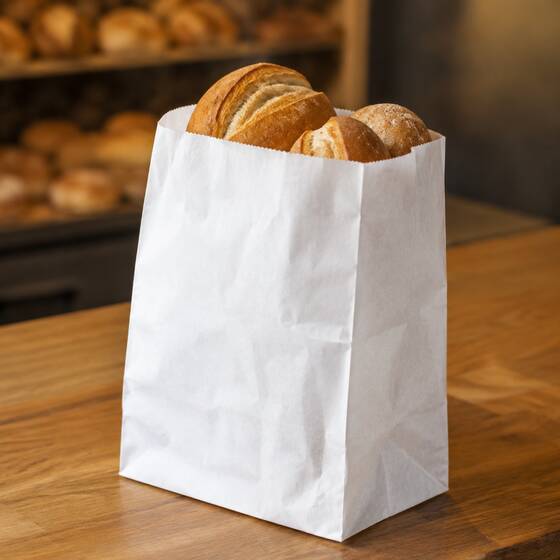 Paper bag of rolls (sample image)